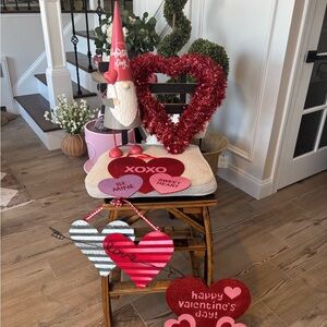 Valentine's Day Heart Decorations 5 Piece Set